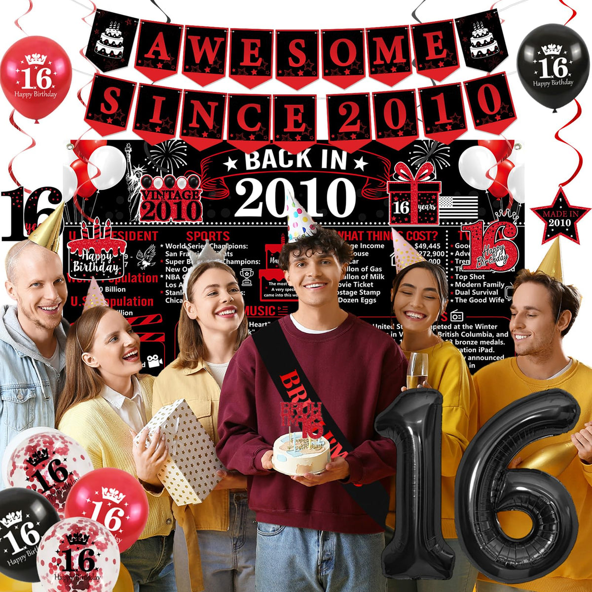 Trgowaul awesome since 2010 banner boosts retro-themed decor
