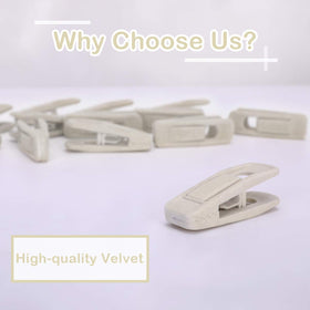 Trgowaul Clips for pants and skirts provide firm, snag-free attachment
