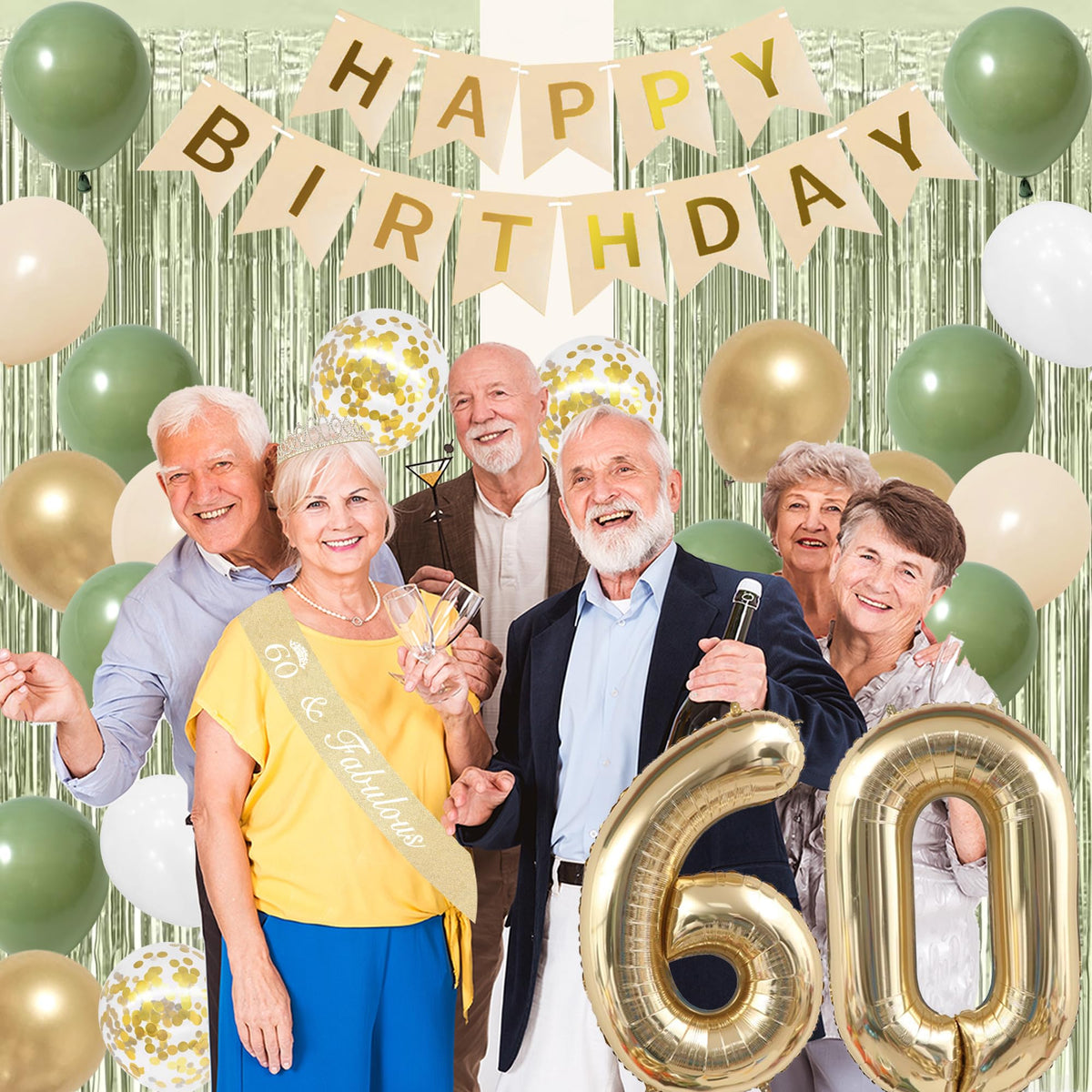 Trgowaul overall party setup supports a memorable 60th celebration