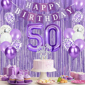 Trgowaul purple balloons set of 12 enhances the color theme