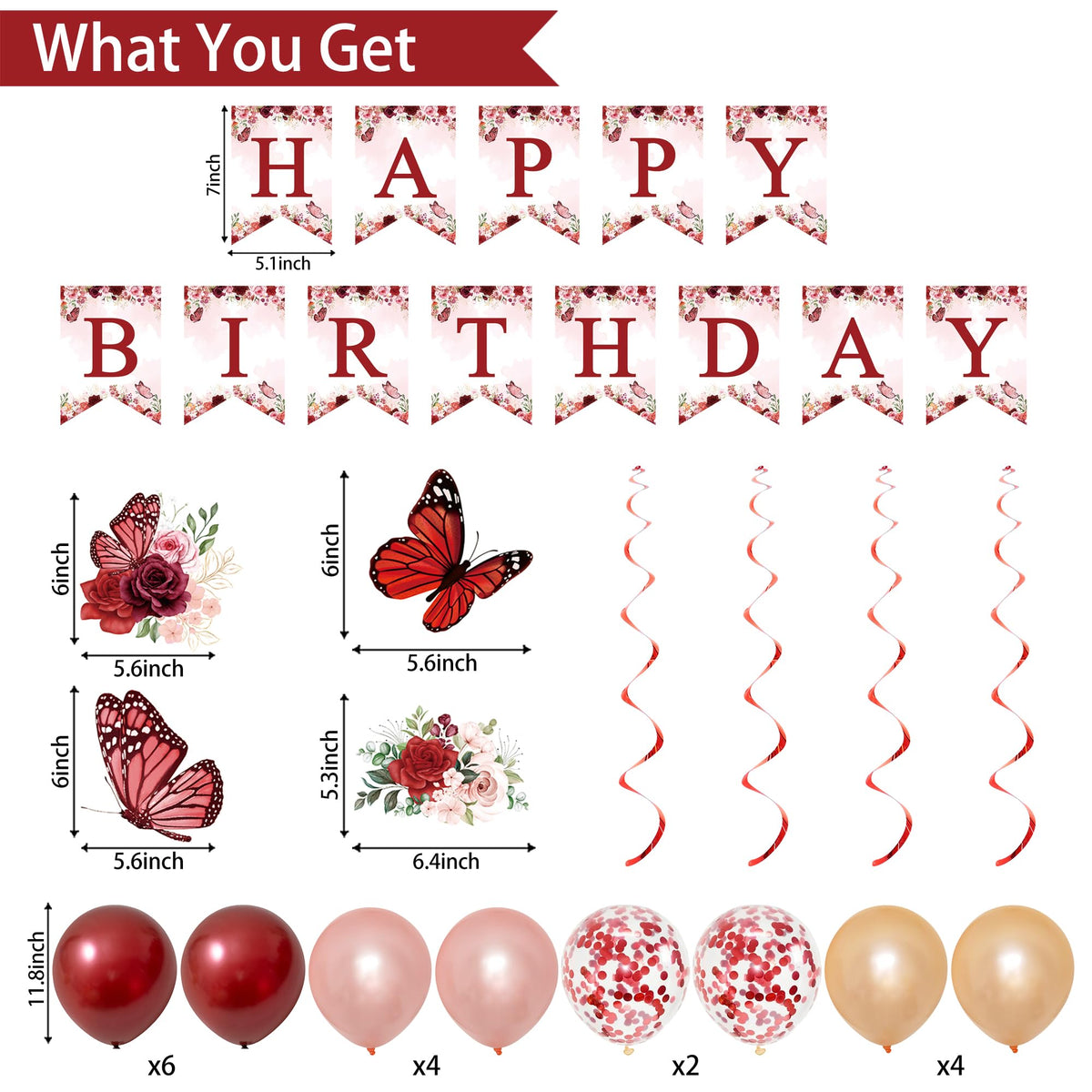Trgowaul rose gold birthday crown adds regal flair to the party