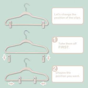 Trgowaul Velvet Clips secure lightweight fabrics without leaving marks