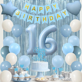 Trgowaul blue 16th sash delivers glamorous finishing touches