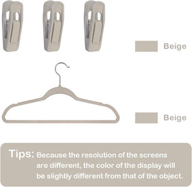 Trgowaul velvet clips with strong clamp preventing slipping