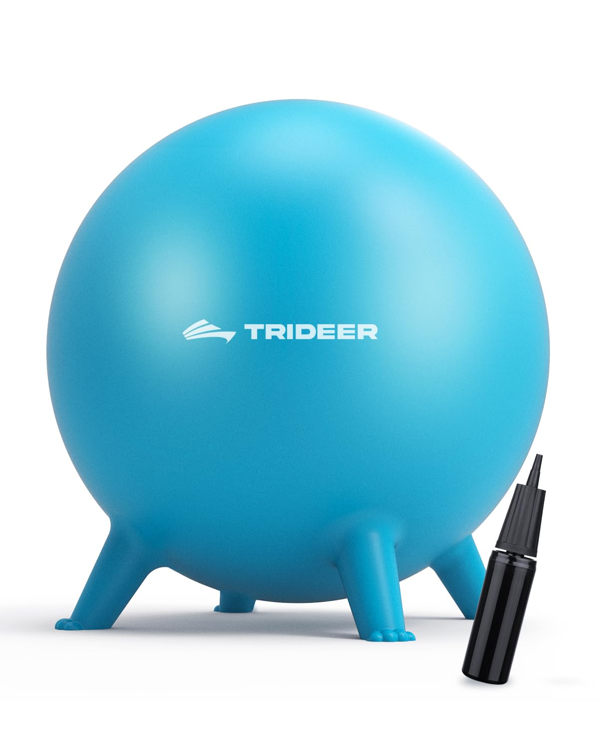 Trideer blue 55cm kids yoga ball chair in classroom supports focus and posture.