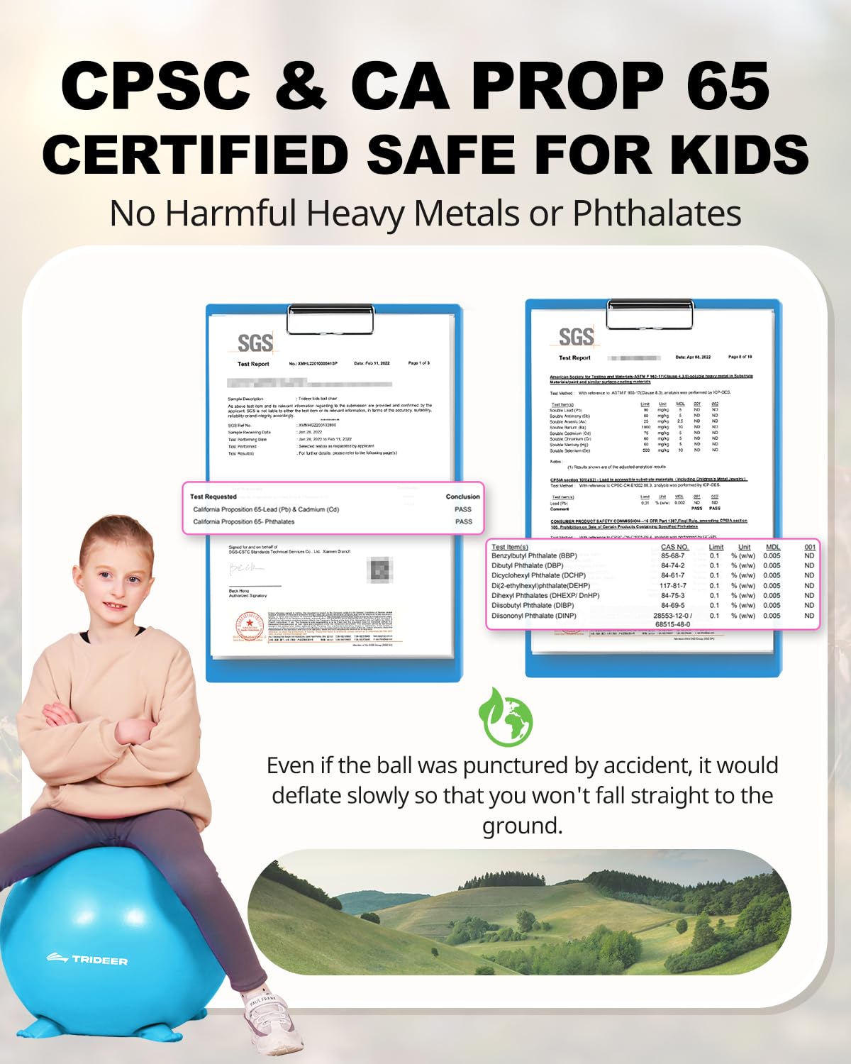 Trideer family time with balance balls promotes healthy play and bonding.