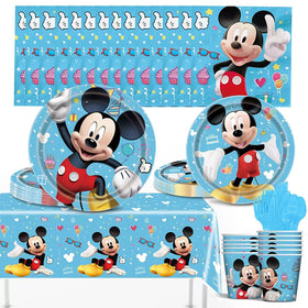 Trifoot cartoon birthday 9-inch plate, sturdy party plating for kids' meals.