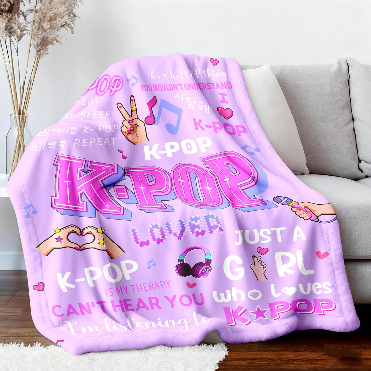 Trikalika Kpop Gifts Blanket ideal gift for friends and fans