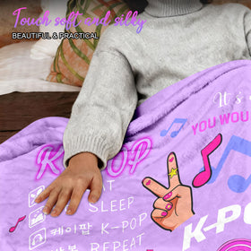 Trikalika Kpop Gifts Blanket vacuum-packed packaging keeps it compact and clean