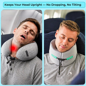 TripPal dual-density memory foam core resists collapse under weight.