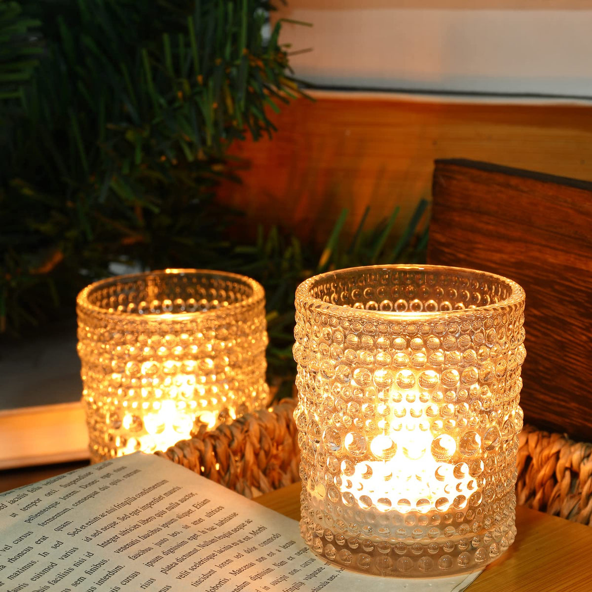 TRIRITE durable glass accents for restaurant and banquet displays