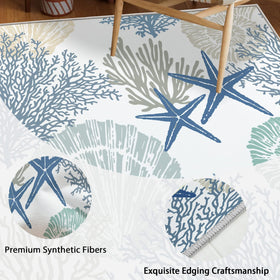 Tritard rug with non-slip backing helps keep hallways in place.