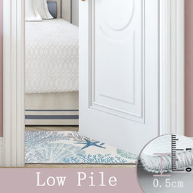 Tritard machine-washable coastal rug for easy upkeep and fresh floors.