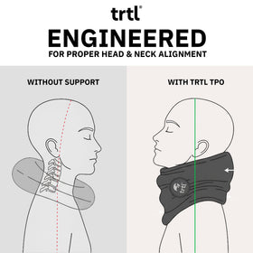 Detachable wrap of Trtl Pillow for quick wash and reuse