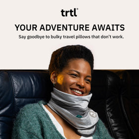 trtl Pillow Plus high-density foam for firm yet comfortable support.