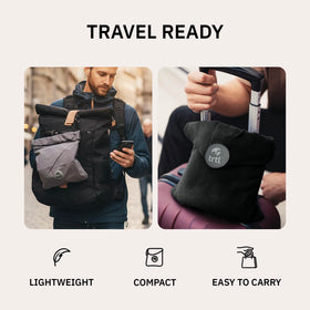 trtl Pillow red lightweight 4.5oz travel companion