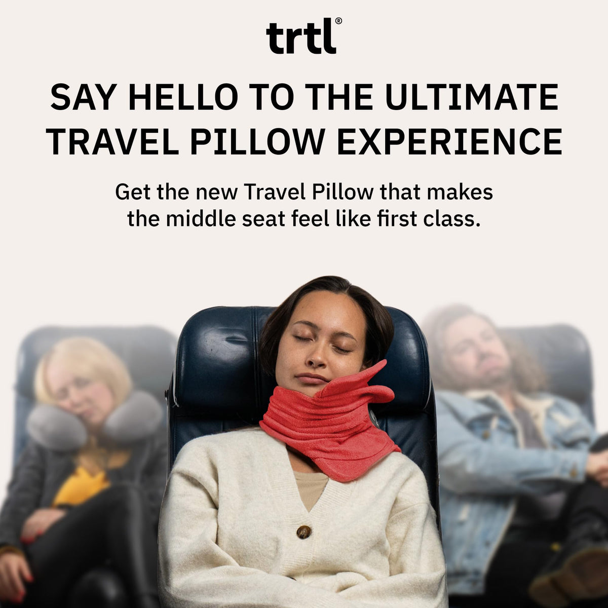 Trtl Pillow close-up reveals soft fleece fabric for a cozy, skin-friendly travel experience.