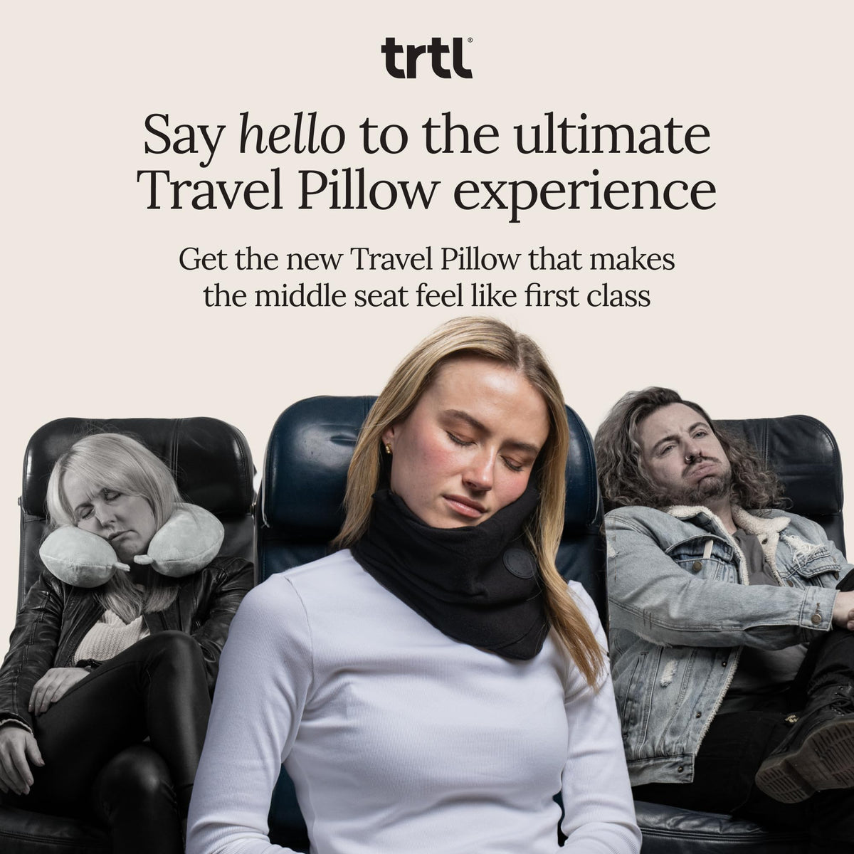 trtl Travel Pillow Original 2.0 internal support close up showing ergonomic neck alignment for naps.