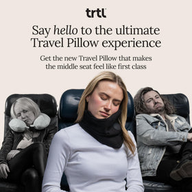 trtl Travel Pillow Original 2.0 internal support close up showing ergonomic neck alignment for naps.
