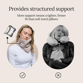 soft fleece interior enhances cozy travel comfort with the pillow