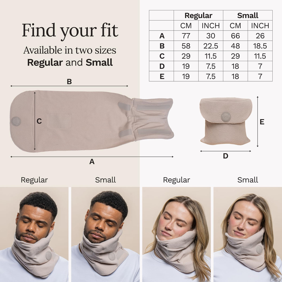 pillow weighs 4.5 oz for lightweight, sturdy support