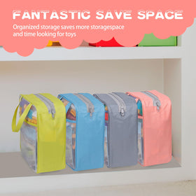 TrueLux kids toy storage bag breathable mesh for quick access