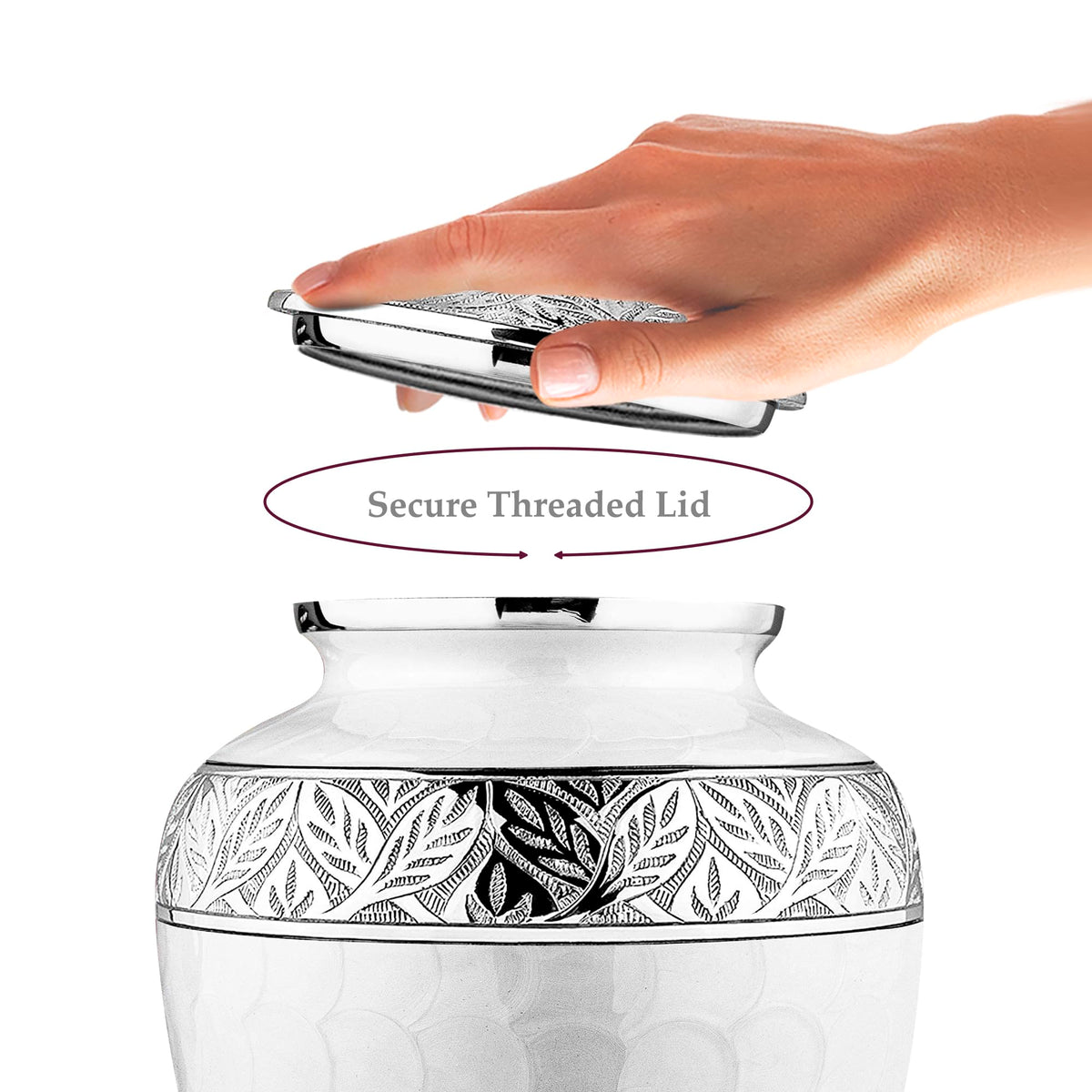 Trupoint Memorials protective coating on urn indicating durable gloss finish