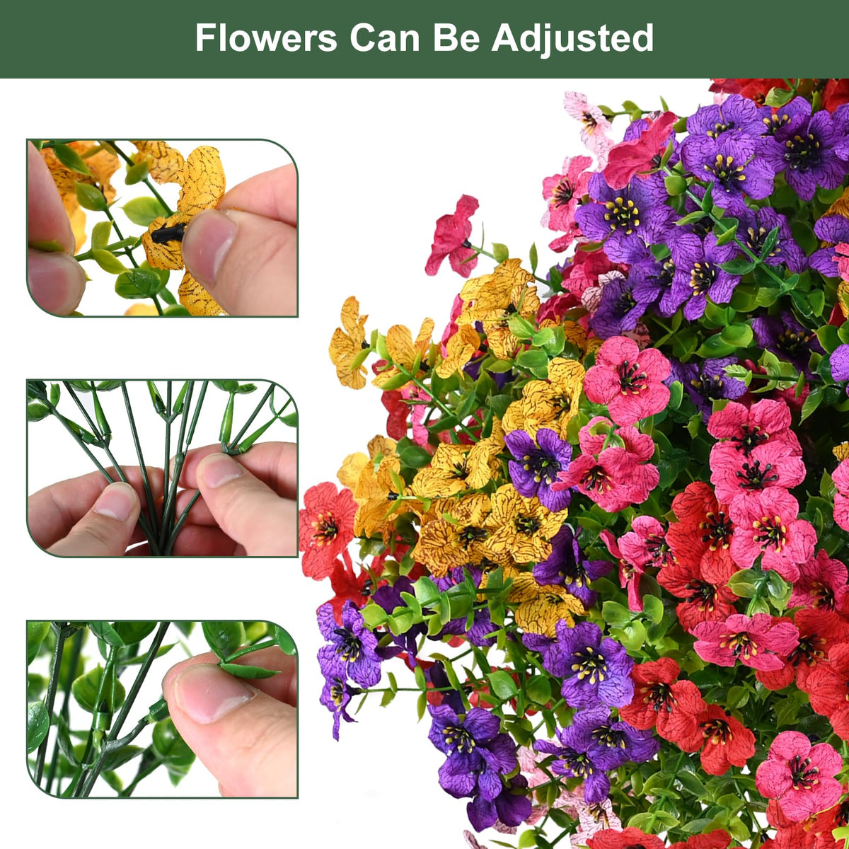 Trytuny UV-resistant faux plants add maintenance-free greenery to windows