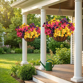 Trytuny purple rose bundle adds lifelike color to indoor or porch displays