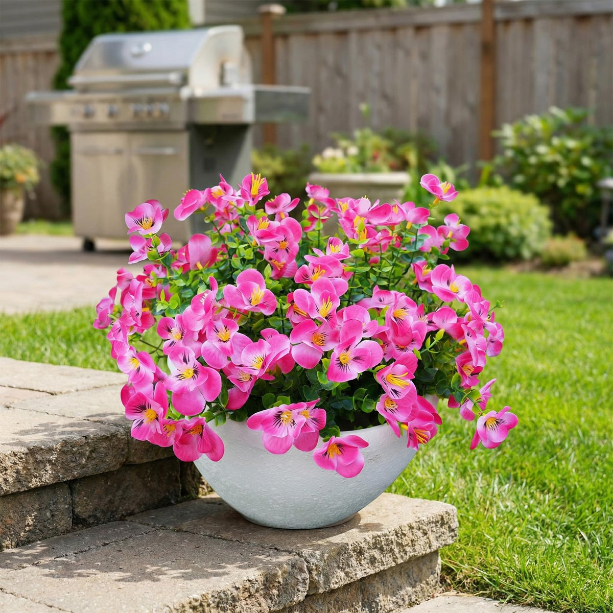 Trytuny year-round vibrant rose red blooms for home decor.
