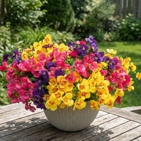 Trytuny yellow rose bundle for outdoor decor stays vibrant under sun