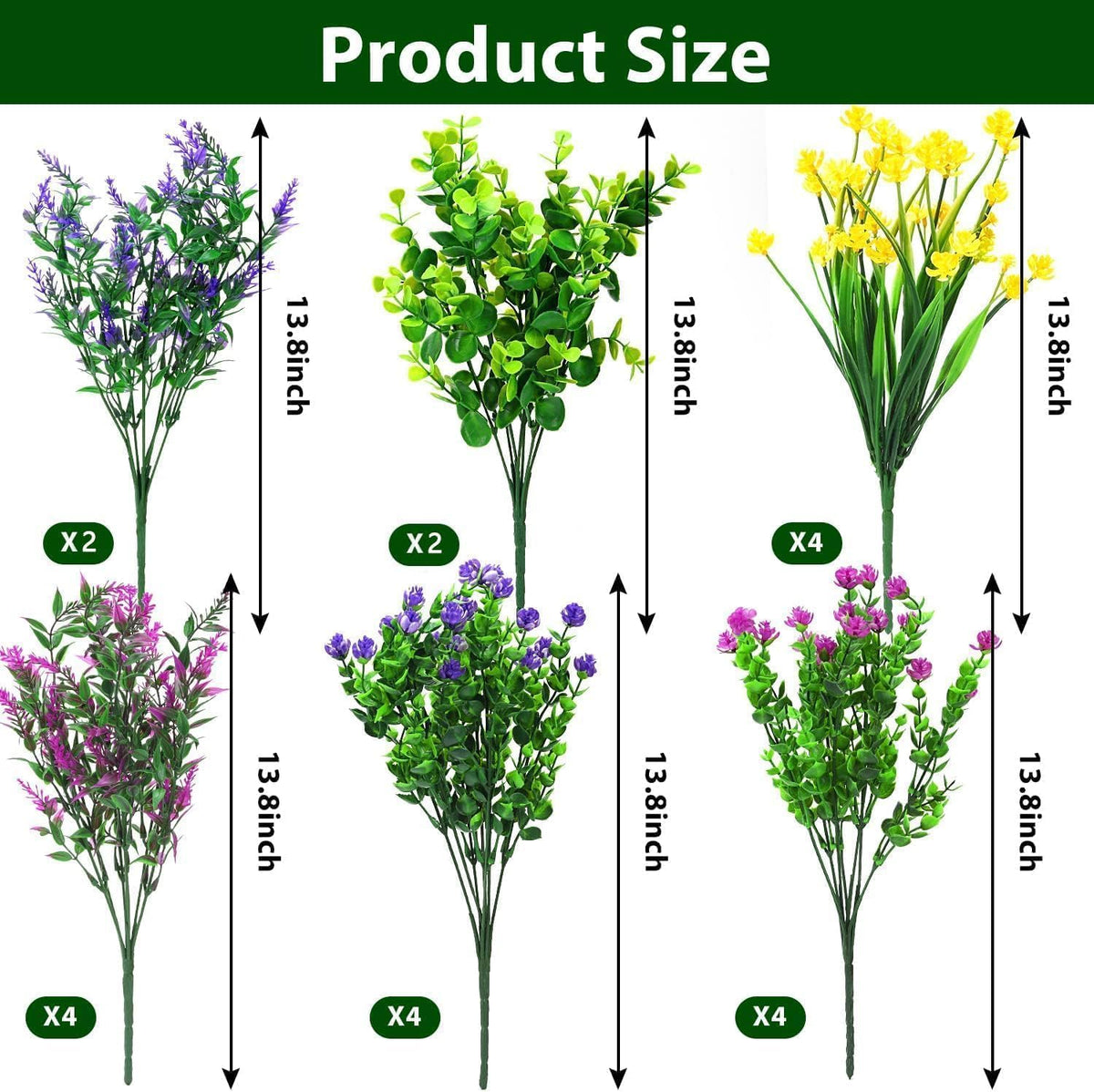 trytuny lavender artificial flowers all-season bloom for balcony spaces