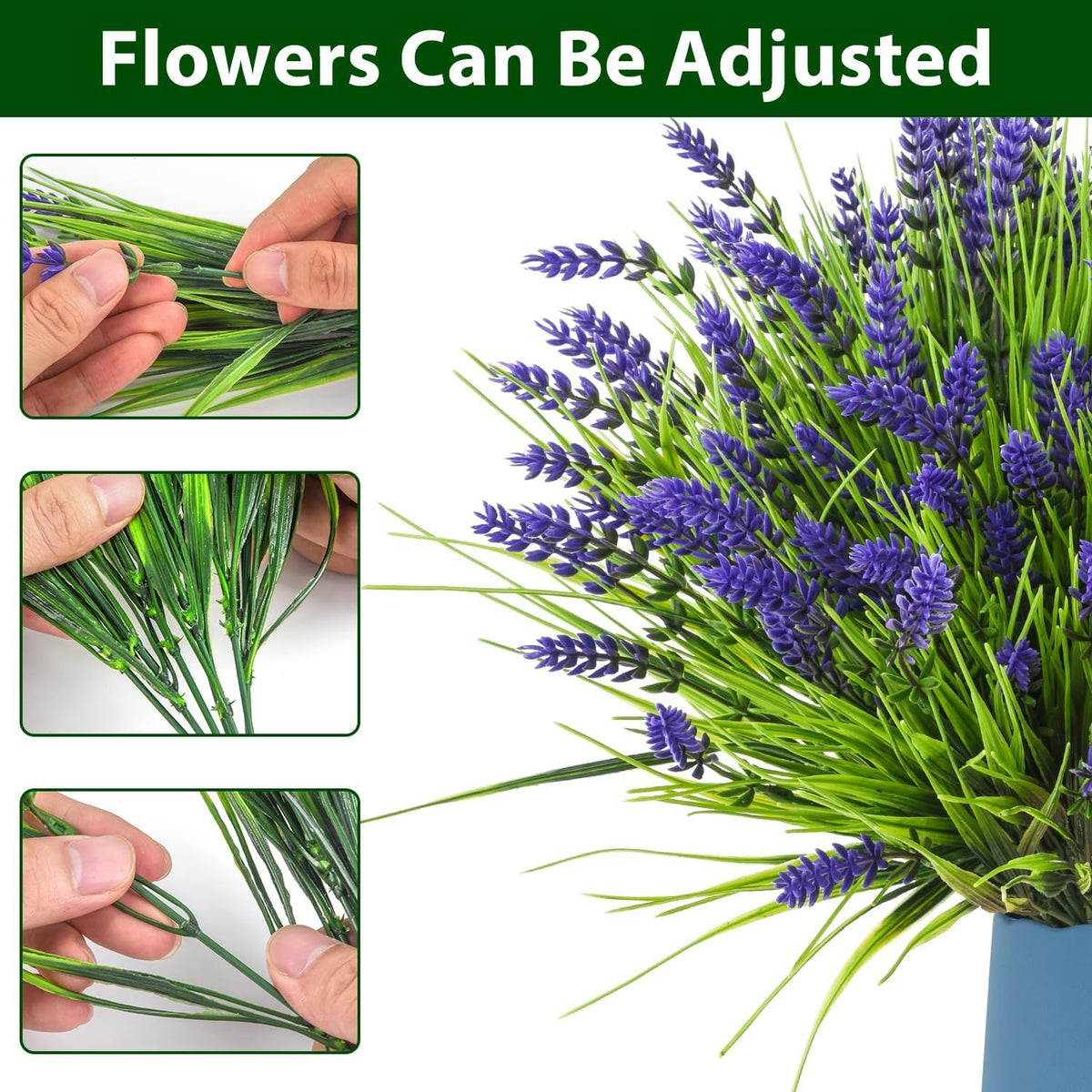 trytuny outdoor lavender faux blooms brightening balcony with UV resistant finish