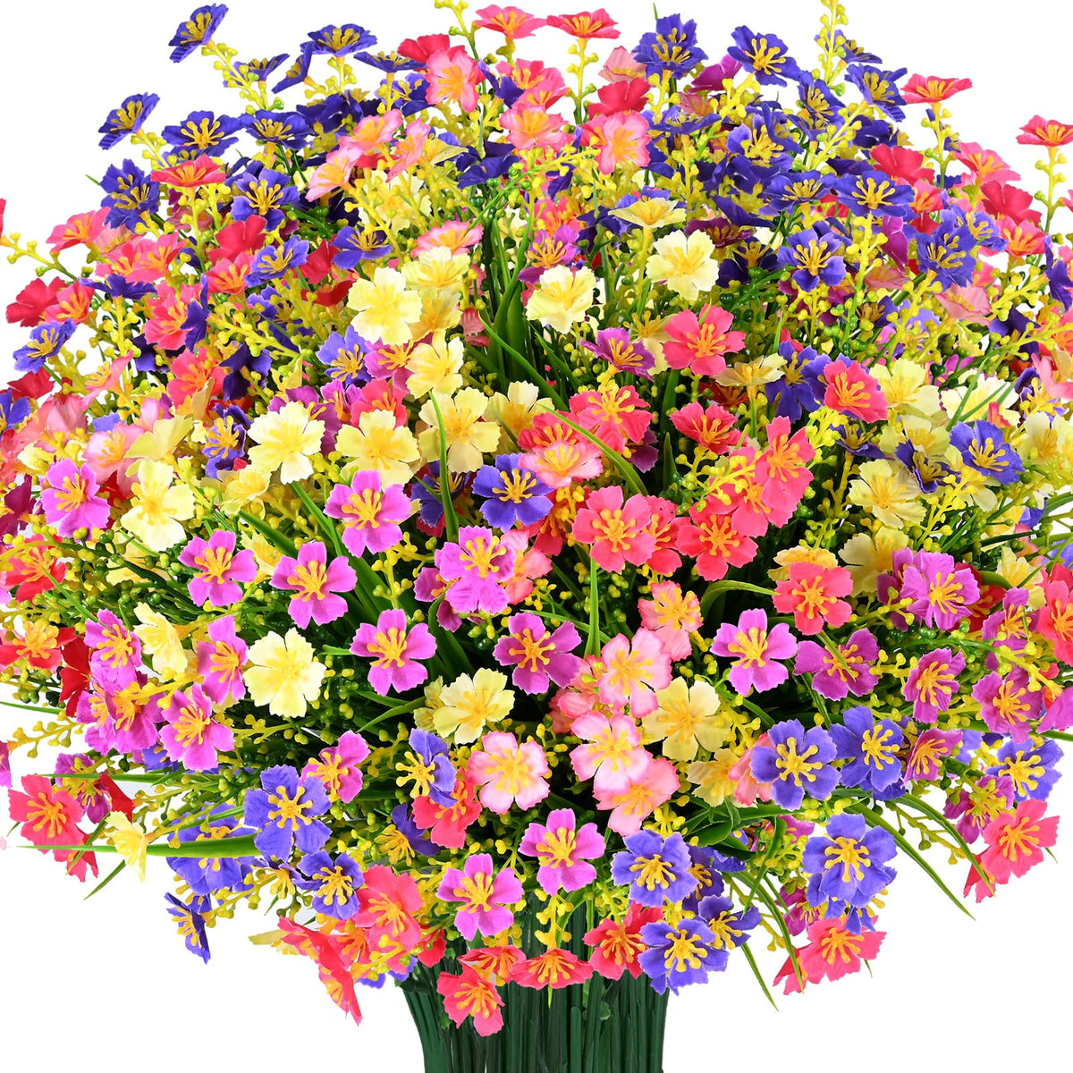 trytuny outdoor lavender artificial flowers for year-round color in garden displays