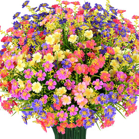 trytuny outdoor lavender artificial flowers for year-round color in garden displays