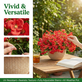 trytuny porch decor outdoor red bundle for entryway display