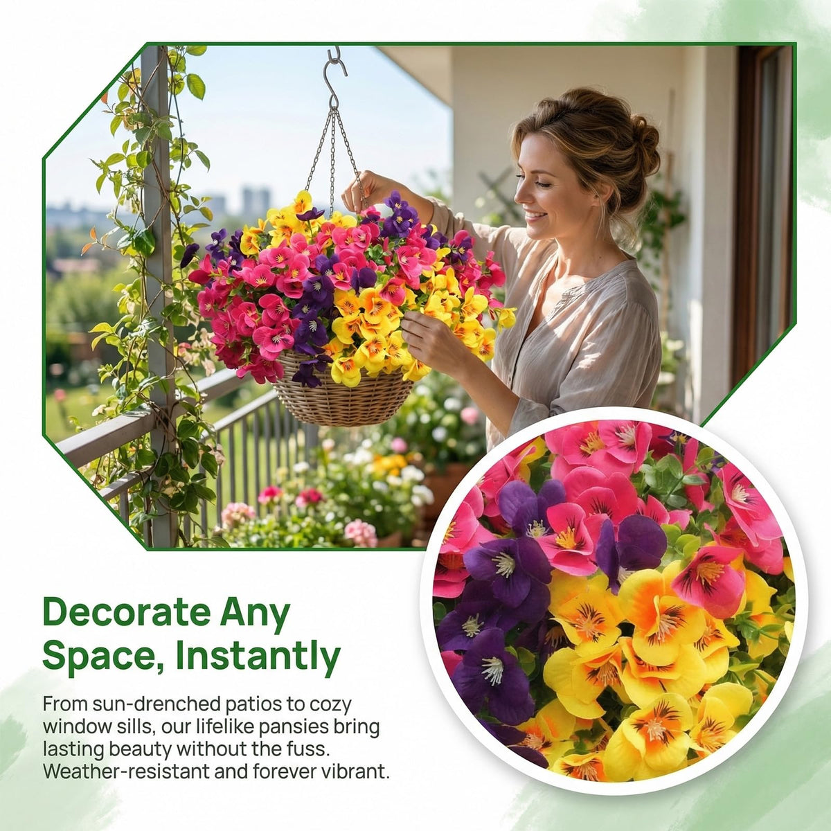 Trytuny realistic-silk-flowers add lifelike detail to any space