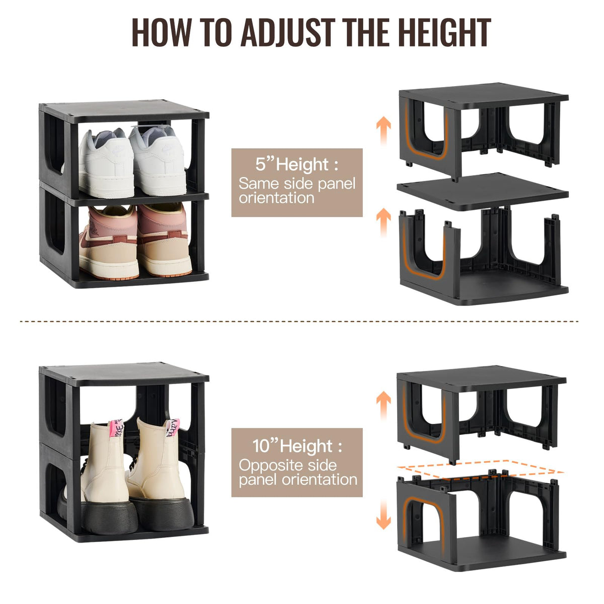 TRZZ compact footprint design fits tight closets