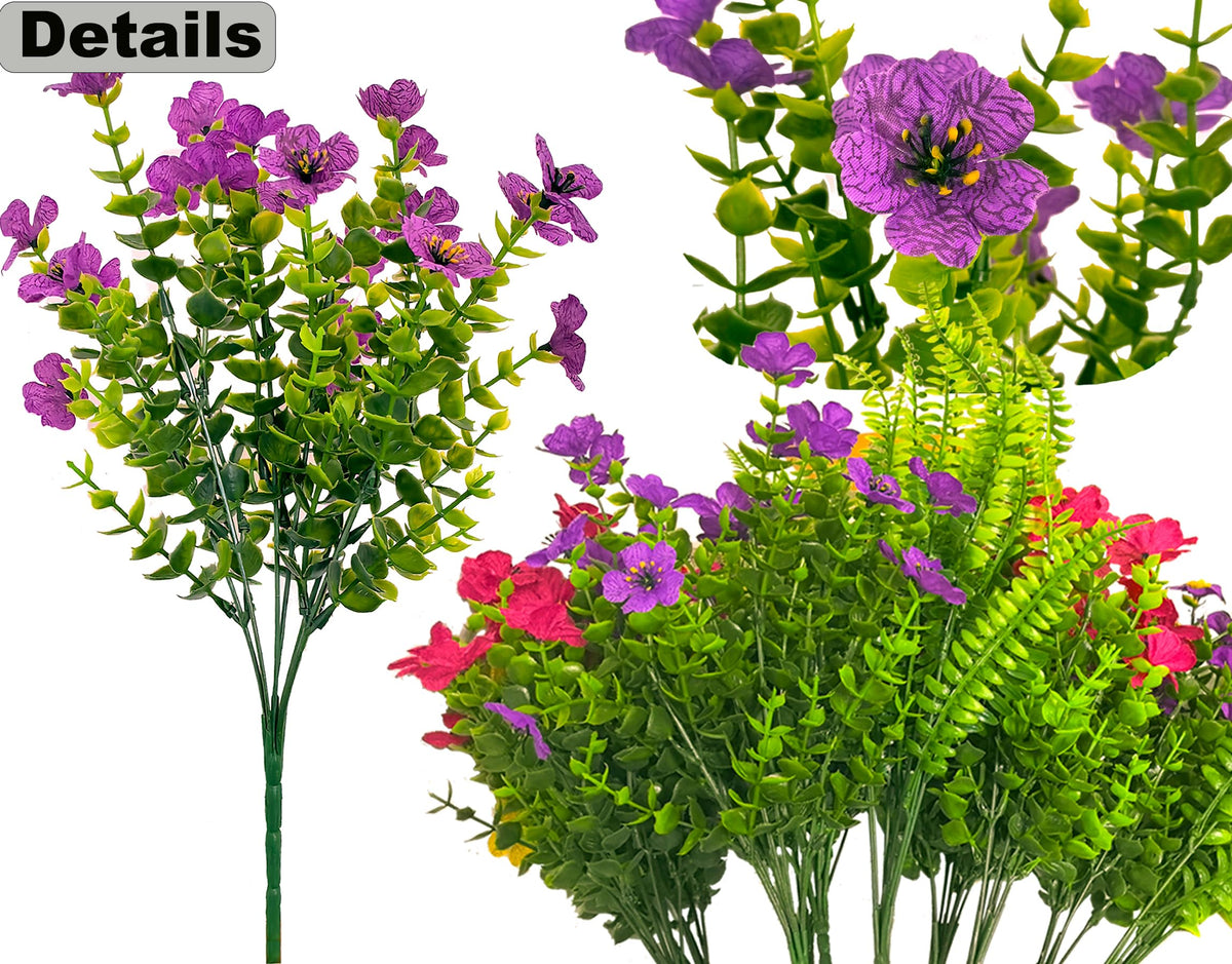 TSTWETO weatherproof outdoor plants resist fading.