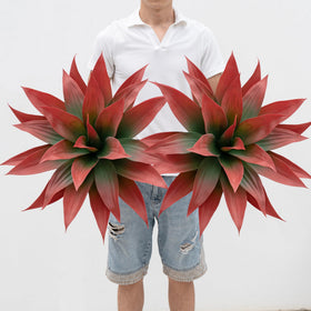 Ttranewsoo artificial agave 22-inch tall full plant for versatile indoor outdoor decor.