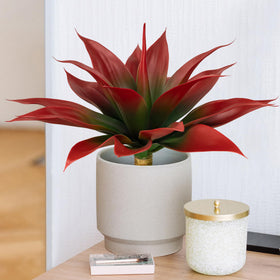 Ttranewsoo artificial agave plants for indoor living rooms and offices.