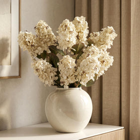 Ttranewsoo Hydrangea cream-white bloom for elegant, long-lasting home decor