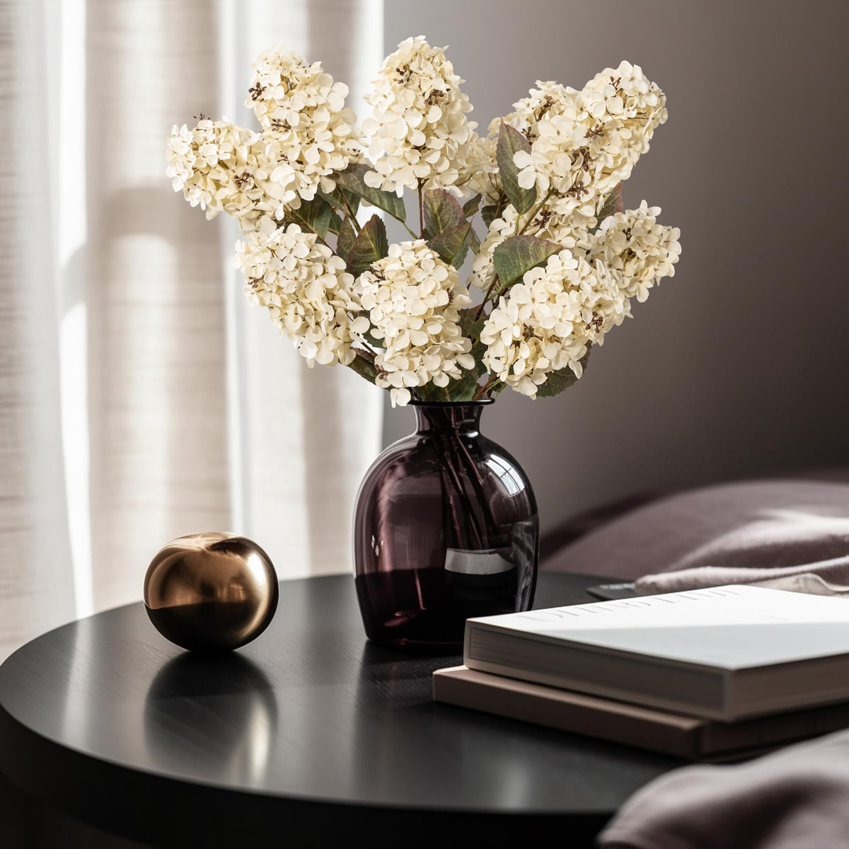 Ttranewsoo Hydrangea cream-white stem for easy arrangement