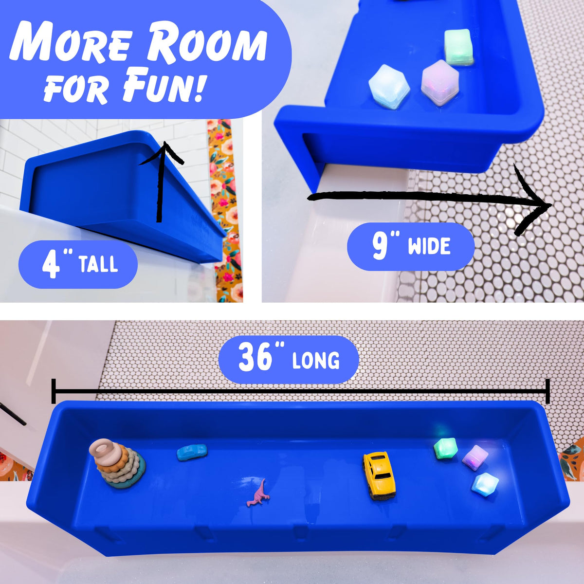 Durable USA-made Tub Topper designed for daily bath play