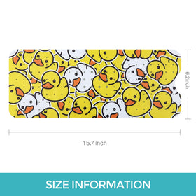 Tubozadi bath mat features drain holes for quick drying.
