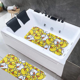 Tubozadi mat uses suction cups to stay securely in place.