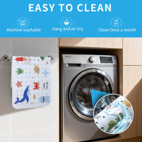 Tubozadi machine washable bath mat is easy to clean.