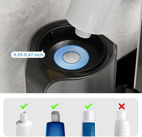 TuCao dispenser offers three dispensing levels for different toothpaste textures