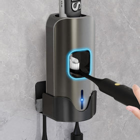 TuCao automatic toothpaste dispenser wall mounted for hands-free brushing