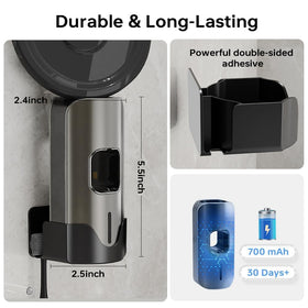 TuCao dual toothbrush holders keeping brushes organized in bathroom